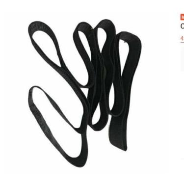 Imagem de Faixa Fita Alongamento Fisioterapia Yôga Pilates Treino Funcional Fit 