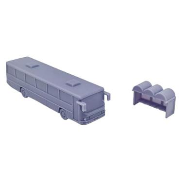 Imagem de Outland Models Miniaturas Modern Bus and Shed Set 1:87 Escala HO