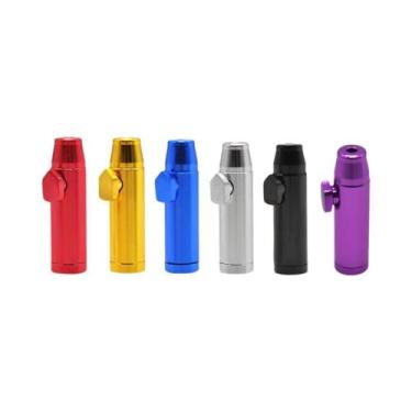 Imagem de Dispensador De Balas De Metal Em Liga De Alumínio Mini Portátil À Prov