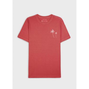 Imagem de T-shirt slim stone coqueiro gaze OSKLEN-Masculino