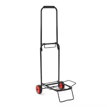 Imagem de Carrinho mao dobravel maleiro bagagem carga plataforma armazem compras