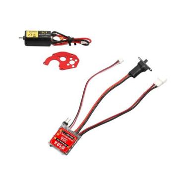 Imagem de Combo Mini ESC 30A Com Motor 030 050 Para Upgrade De Escalador De Mont