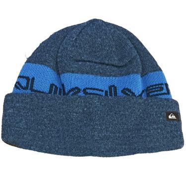 Imagem de Gorro Quiksilver Hunker Downtown Preto Mescla Azul-Unissex