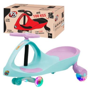 Imagem de Carrinho Gira Gira Car Rolimã Infantil Até 100kg Com luzes - Fenix Bri