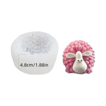 Imagem de Molde De Silicone 3D De Ovelha/Cabra Para Velas, Sabonetes, Argila E R