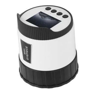 Imagem de Jectse Ocular da Câmera do Telescópio WiFi, Ocular Digital Sem Fio de Vídeo HD 2K 16MP Com Tela de 2 Polegadas e Bateria de 2000mAh, para Telescópios Astronômicos Binoculares