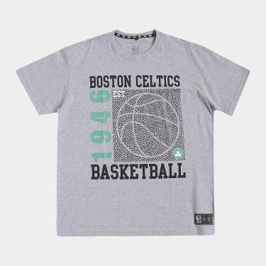 Imagem de Camiseta NBA Boston Celtics Since Time Plus Size Masculina-Masculino
