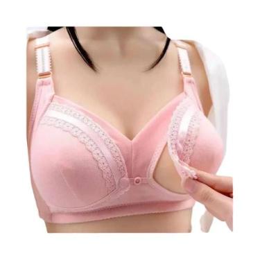 Imagem de Sutiã De Amamentação plus Size, Amigo Da Pele, Respirável, Cor Sólida,