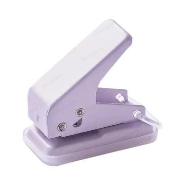 Imagem de Furador De Papel Mini Kawaii Com Anel Único, Furador Redondo Portátil 