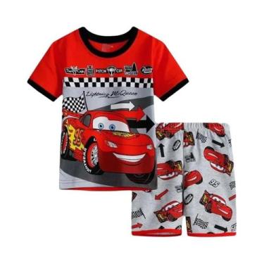 Imagem de Conjuntos De Pijamas De Algodão Para Meninos Pequenos Verão Roupas De 