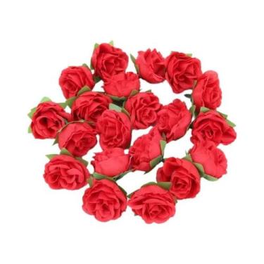 Imagem de Cabeças De Flores Artificiais Rosa 3CM 10 20 50 Peças Flor Falsa Para 