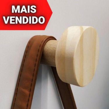 Imagem de Kit com 3 Ganchos de Parede Suporte de Bolsas Espelho Adnet Pendurador