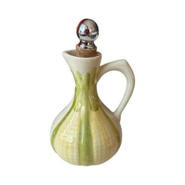 Imagem de Galheta Decorada em Milho 320ml Azeiteira Feito de Cerâmica - Cerâmica