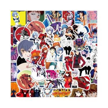 Imagem de Adesivos De Anime Neon Genesis Evangelion 50pcs Impermeáveis Para Capa