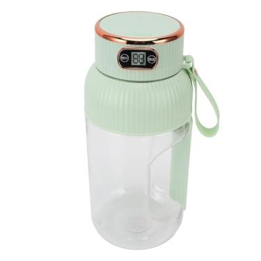 Imagem de AUNMAS Liquidificador Portátil Sem Fio, Copo Espremedor de Viagem Compacto Pessoal de 150 W 1200 Ml para Shakes, Smoothies, Suco Fresco para Academia, Escritório Em Casa, Esportes Ao (Verde)