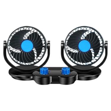 Imagem de Ventilador de para banco traseiro, ventilador de mesa USB ajustável | 3 velocidades de , circulador de ar, dispositivo de resfriamento automático, soprador doméstico para caminhões