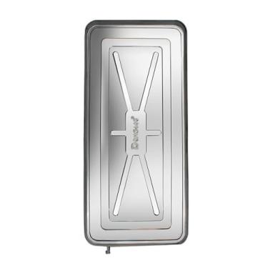 Imagem de Bandeja coletora universal de ar condicionado - Bandeja de drenagem condensada externa para janelas AC e mini unidades divididas, almofada coletora de água com kit de drenagem, design de aço