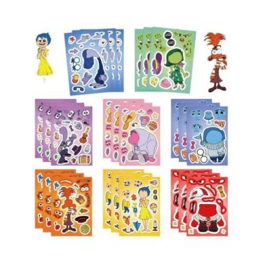 Imagem de Adesivos De Quebra-Cabeça Para Crianças Do Filme Disney inside Out, 8,