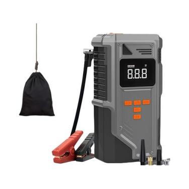 Imagem de Inflador De Pneus E Arrancador De Carro 12V 10.2 Bar -40 graus Resiste