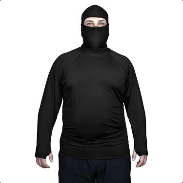 Imagem de Camisa Motociclista Plus Size Proteção Uv+50 Segunda Pele-Masculino