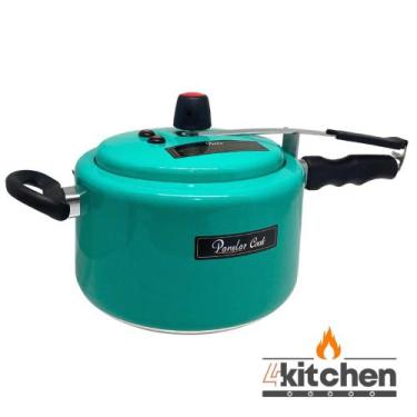 Imagem de Panela de Pressão 5 Litros Interior Antiaderente Resistente - Panelar 
