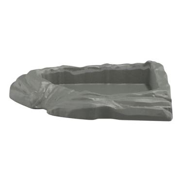 Imagem de Tigela de comida de tartaruga – bacia de banho de lagartixa | Prato de comida de tartaruga que economiza espaço para tartaruga, cobra, dragão barbudo, lagartixa, aquário, terrário, habitat