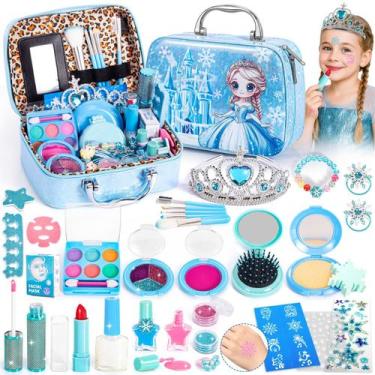 Imagem de Conjunto de maquiagem Hohosunlar Kids para meninas Princess Frozen 34 