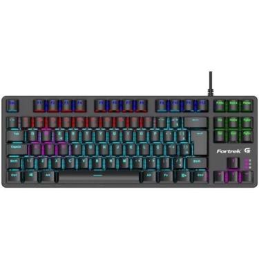 Imagem de Teclado Gamer Mecânico Black Hawk Compact Fortrek
