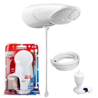 Imagem de Ducha Multitemperaturas Top Jet Turbo Branco 7500W 220V Lorenzetti, Br