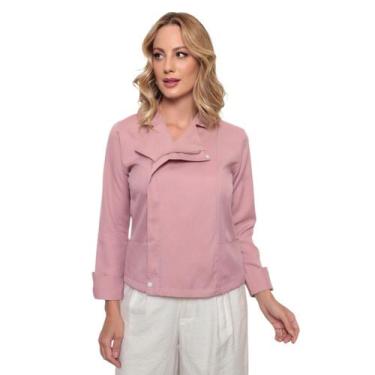 Imagem de Dolma Chef Feminina com Zíper Nude Camila - gardenia jalecos, G