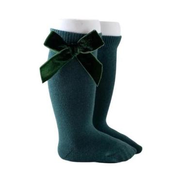 Imagem de Meias De Natal Para Meninas, Inverno E Outono, Com Laço Grande, Meias 