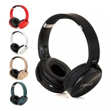 Imagem de Fone De Ouvido Bluetooth Inova 950Bt Com Microfone 5 Cores
