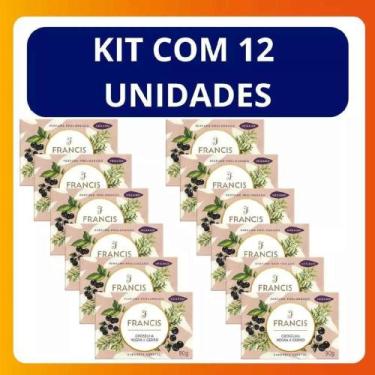 Imagem de Sabonete Francis Classico 90 gr Groselha Negra Kit C/12