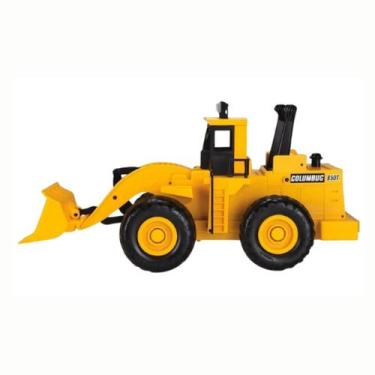 Imagem de Caminhões Tratores de Obra Brinquedo Meninos Miniatura - Roma Brinqued