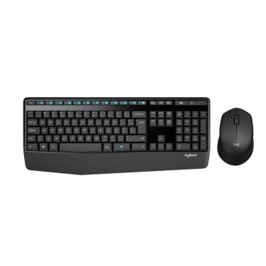 Imagem de Teclado e Mouse Sem Fio Logitech MK345 2.4GHz USB ABNT2 Preto