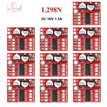 Imagem de Módulo Driver De Motor De Passo Com Ponte H Dupla 1.5A PWM Velocidade 