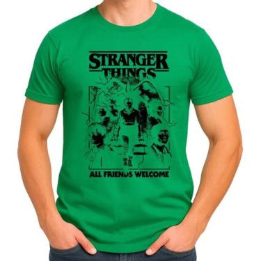 Imagem de Camisa Camiseta de Algodão Masculina Feminina Unissex Série Stranger T