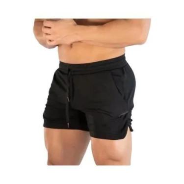 Imagem de Shorts Esportivos Masculinos plus Size Em Malha Respirável, Tendência 