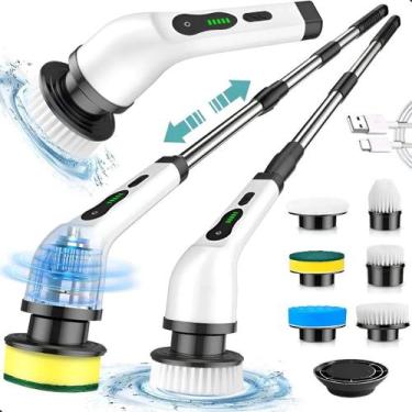 Imagem de Esfregão Elétrico Recarregável Multiuso Entrega Rápida - Atena