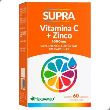 Imagem de Vitamina C e Zinco 1000mg Immunity 60 Capsulas Herbamed, Natural