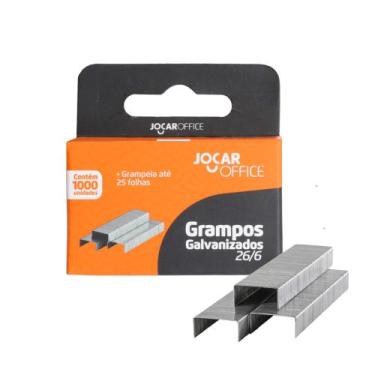 Imagem de Grampo Galvanizado (26/6) Caixa com 1000 unidades Jocar Office Leonora