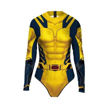 Imagem de Maiô Adulto Deadpool Wolverine Impresso Em 3D, Fantasia De Halloween, 