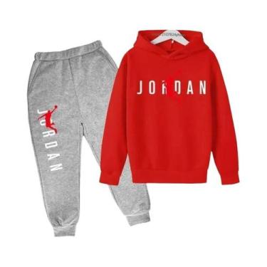 Imagem de Conjunto De Moletom Infantil Com Calças E Estampa De Letras 2 Peças Pr