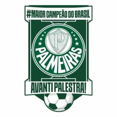 Imagem de Painel Impresso Palmeiras Avanti Palestra 46,5 x 32 cm Festa Futebol P