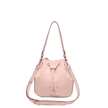 Imagem de Bolsa Bucket Média Fellipe Krein Aw23 Transversal FK555 Bege - Amêndoa