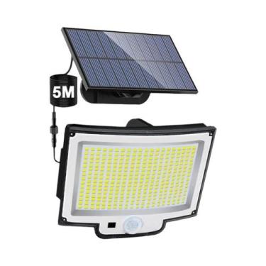 Imagem de Lâmpada Solar Externa Com Sensor De Movimento À Prova d'Água 348 LED H