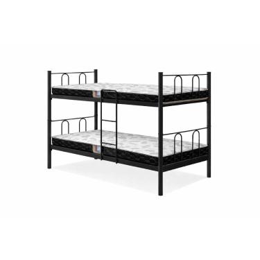 Imagem de Beliche Solt em Aco com 2 Colchoes Solt 78 cm Espuma D20 Paris Klm