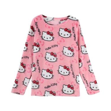 Imagem de Calças De Pijama De Flanela Kawaii Hello Kitty Para Mulheres, Confortá