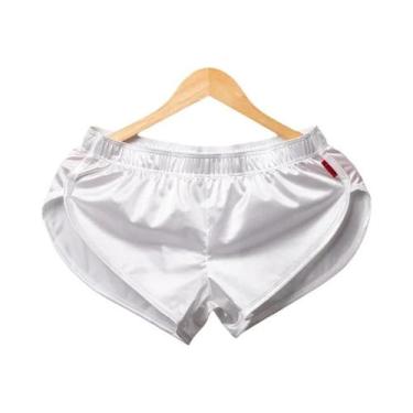 Imagem de Cuecas Boxer De Seda Masculinas Sexy E Confortáveis Para Dormir E Usar