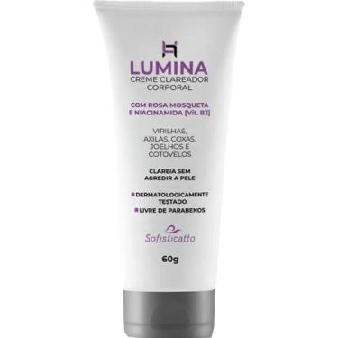 Imagem de Lumina Creme Clareador De Virilha Axila Cotovelo Joelho 60g - Congratu